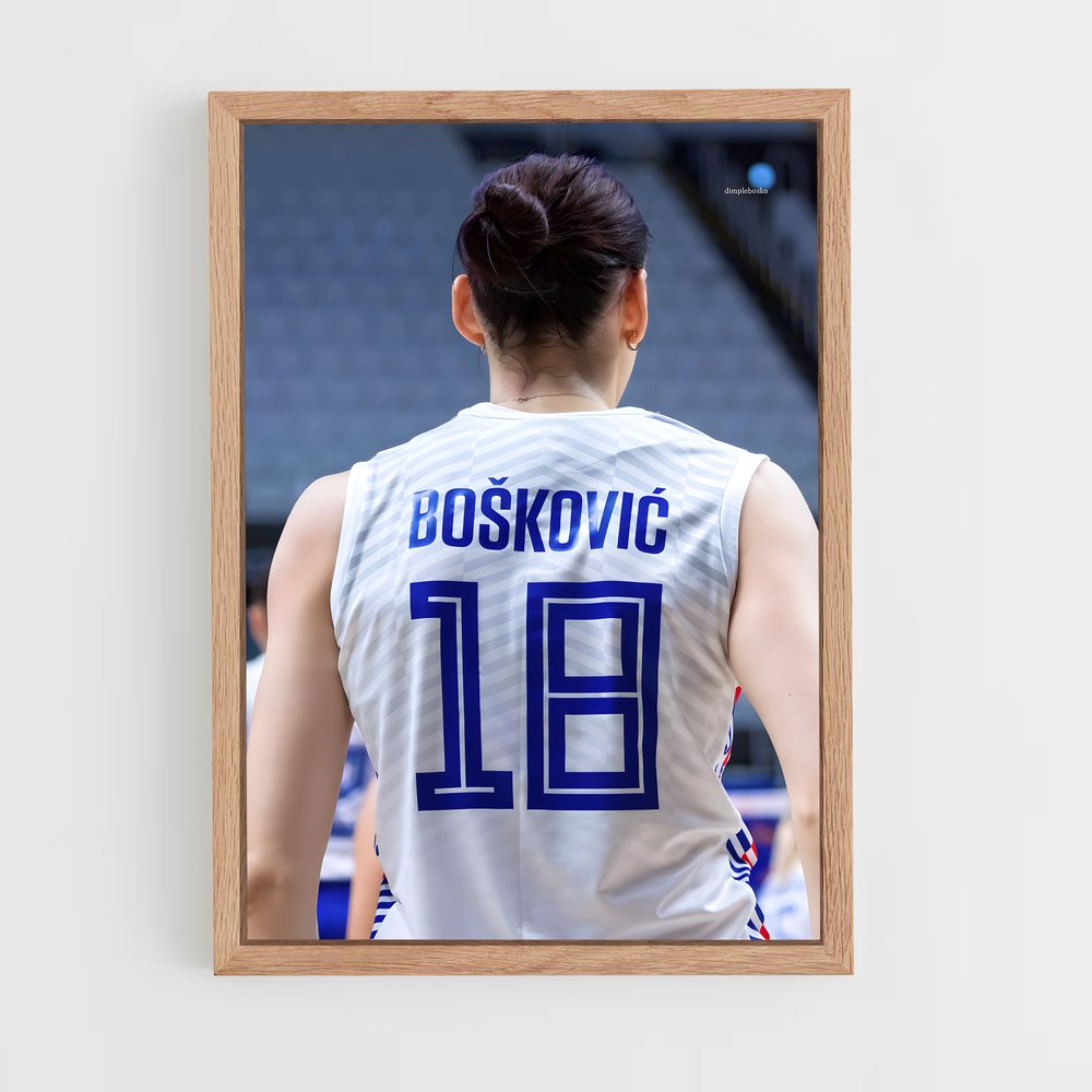 Poster Tijana boskovic actif – affiche Volleyball (vue 4)